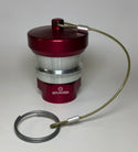 Banlaw BPLN3BNC Size 3, 3/4" NPT Flush Face Nozzle, Red with Cap