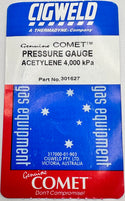 Cigweld 301627 Pressure Gauge, Acetylene 4000kPa