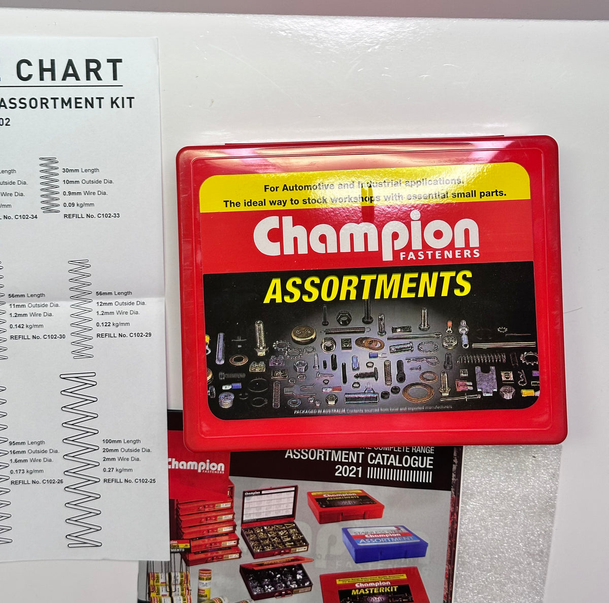 Champion CA102 Compression Spring Kit, Assorted Metric