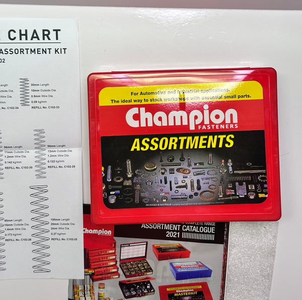 Champion CA102 Compression Spring Kit, Assorted Metric