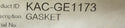 Komatsu GE1173 Genuine Gasket