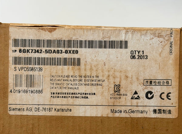 Siemens Simatic S7-300 CP342-5 Communication Module 6GK7342-5DA03-0XE0