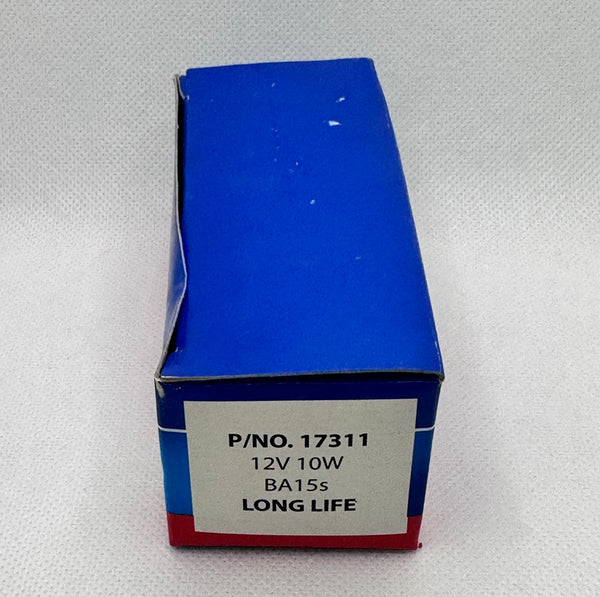 12V 10W BA15s Premium Incandescent Globes, box of 10 - 17311