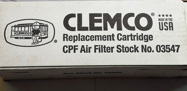 Clemco 0702 03547 CPF Filter Cartridge, In-Line