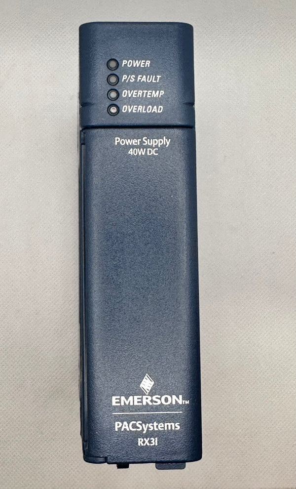IC695PSD140 PACSystems™ RX3i Universal Backplane 24Vdc multi-purpose 40W Power Supply