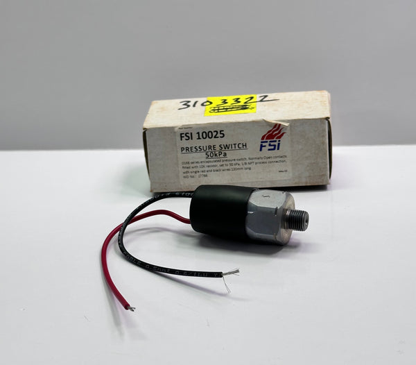 FSI 10025 Encapsulated Pressure Switch - 50 kPa - 0166 Series