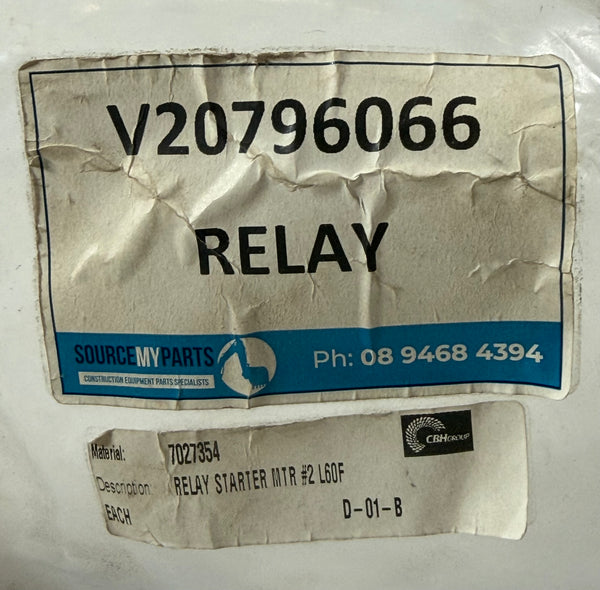 Volvo 20796066 Genuine Relay