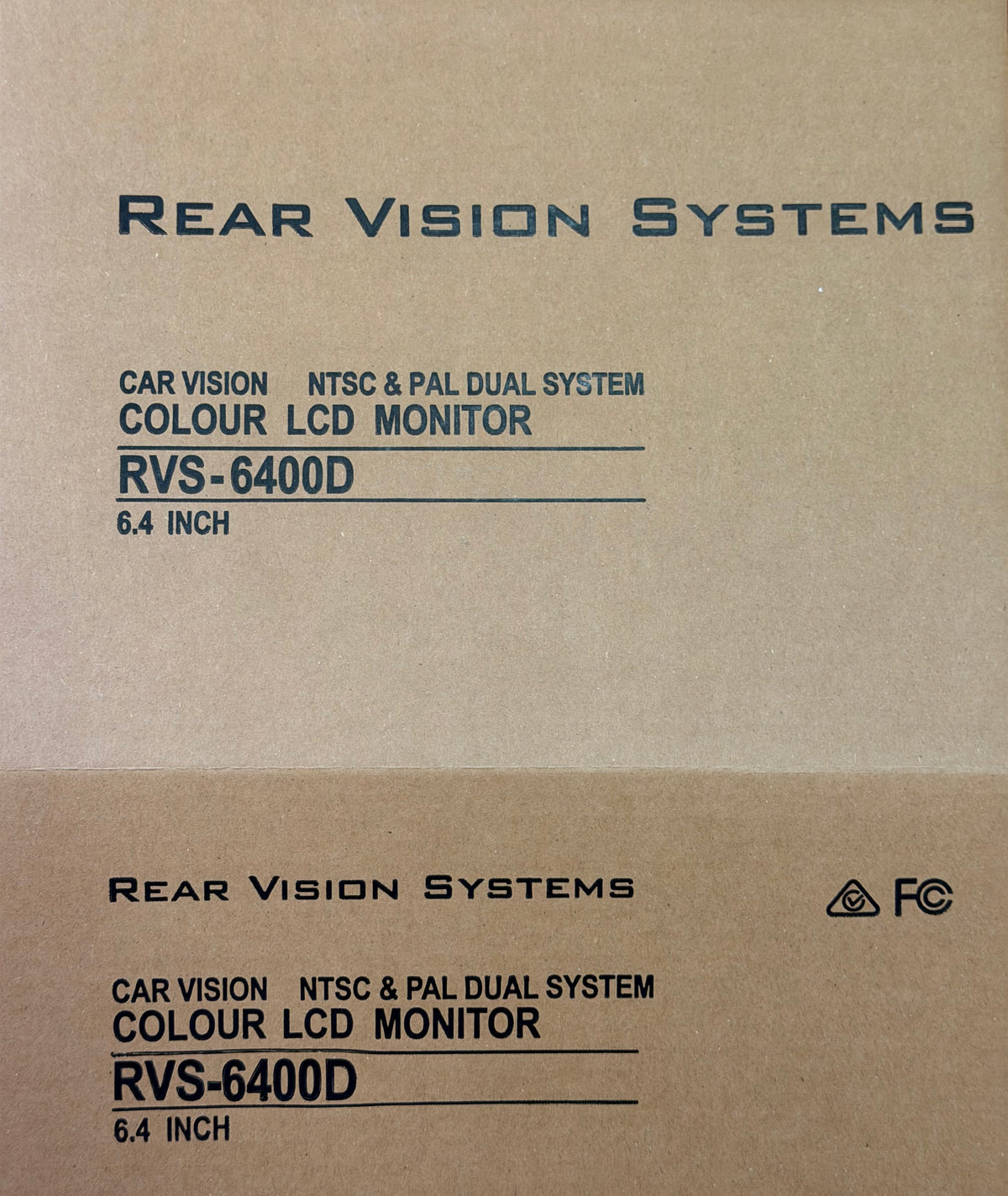 RVS-6400D 6.4" Four-Input Rear-Vision Monitor with Bracket