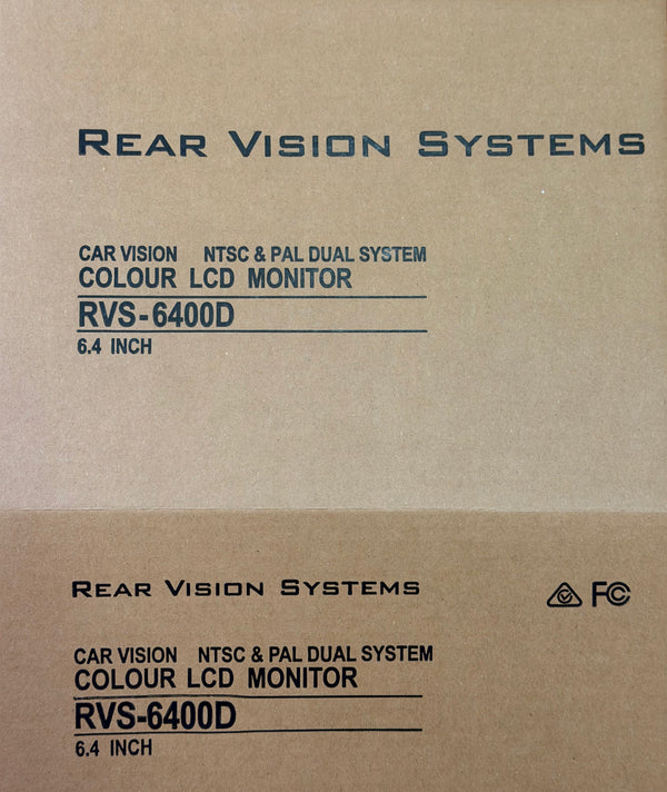RVS-6400D Heavy Duty 6.4" LCD Monitor, Quad Input for Mitsubishi
