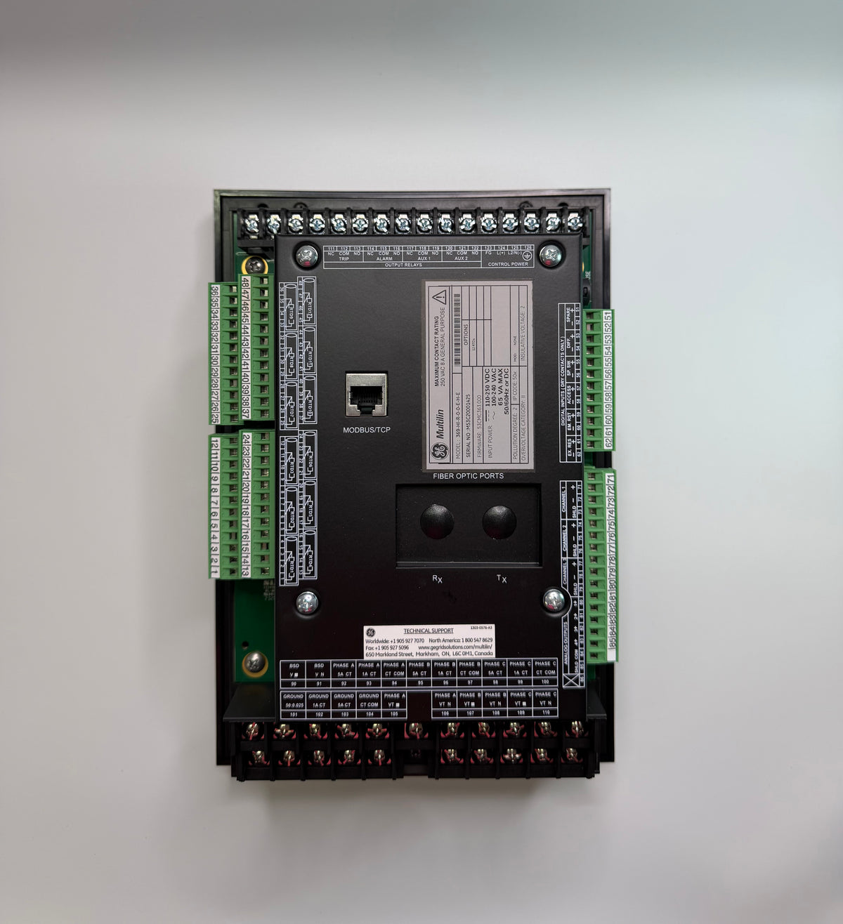 GE Multilin 369 Motor Management Relay — 369-HI-R-0-0-E-H-E