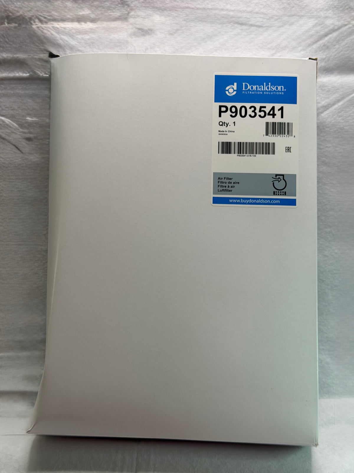 Donaldson P903541 Panel Air Filter