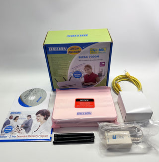 Billion BiPAC 7300N 802.11n ADSL2+ Broadband Modem & Router with Original Box