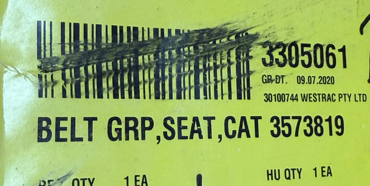 CAT 357-3819 Genuine Belt Assembly - Seat