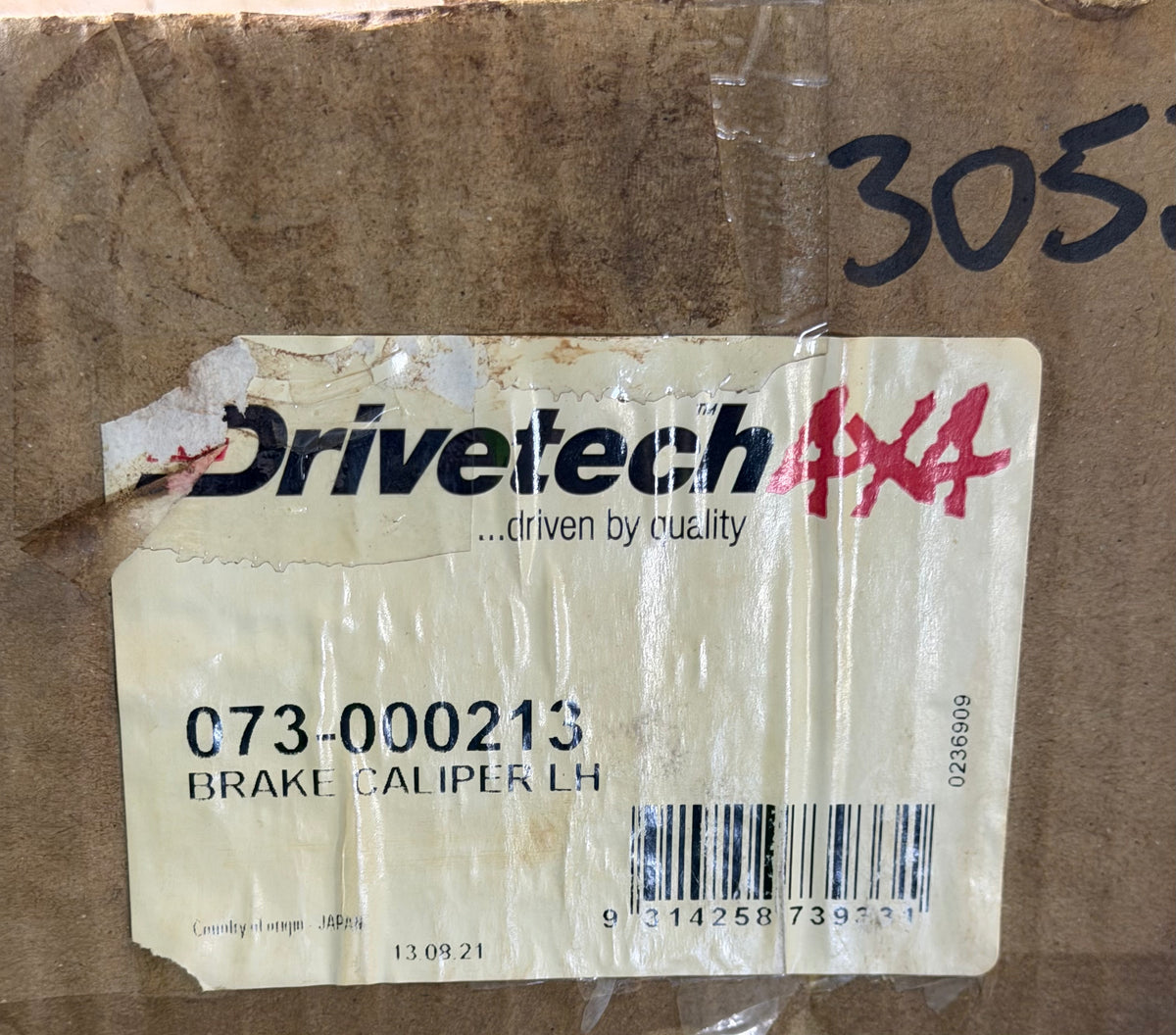 Drivetech 073-000213 Brake Caliper Assembly, LH