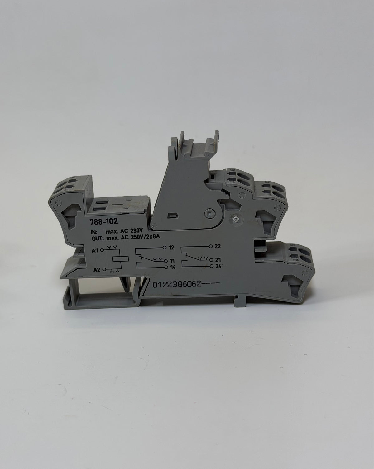 WAGO 788 Series DIN-Rail Relay Socket - 300V, for 15mm Basic Relays