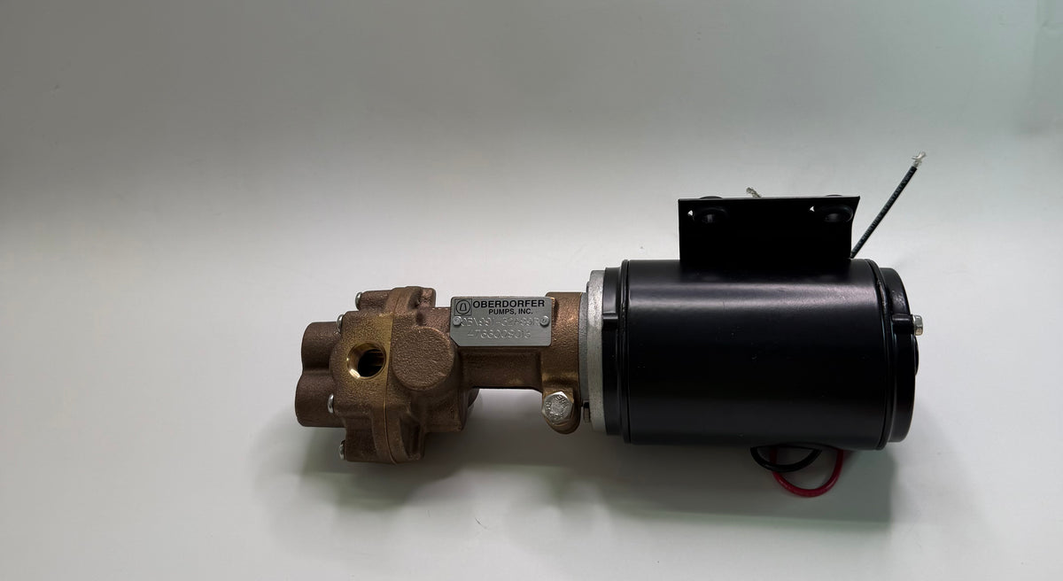OBN991-32A89R 24V Brass Gear Pump & Motor Unit, Idle Down