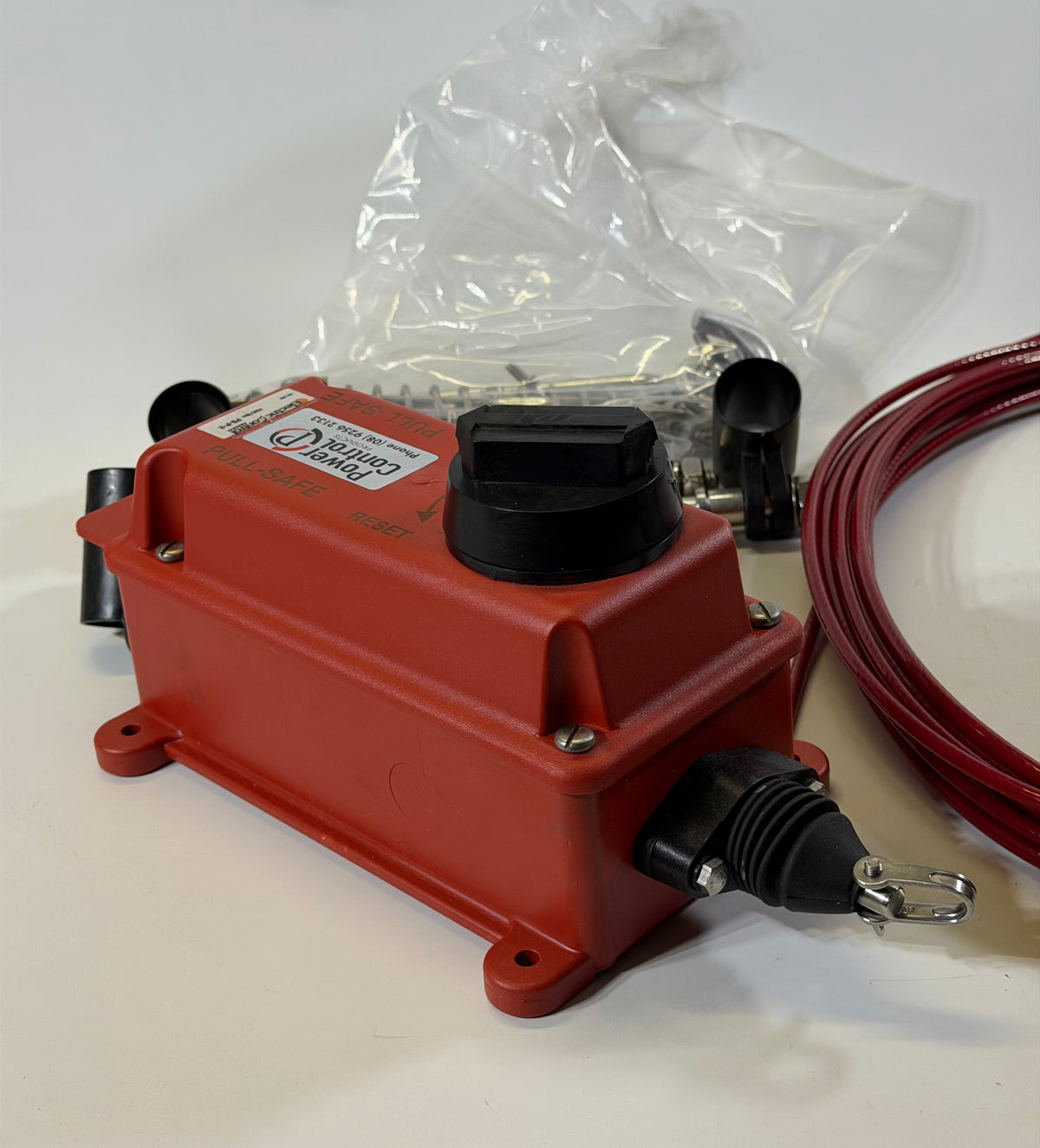 Pull-Safe PS-P-2 Pull Wire Device, Emergency Stop Safety Switch + 10MTR KIT