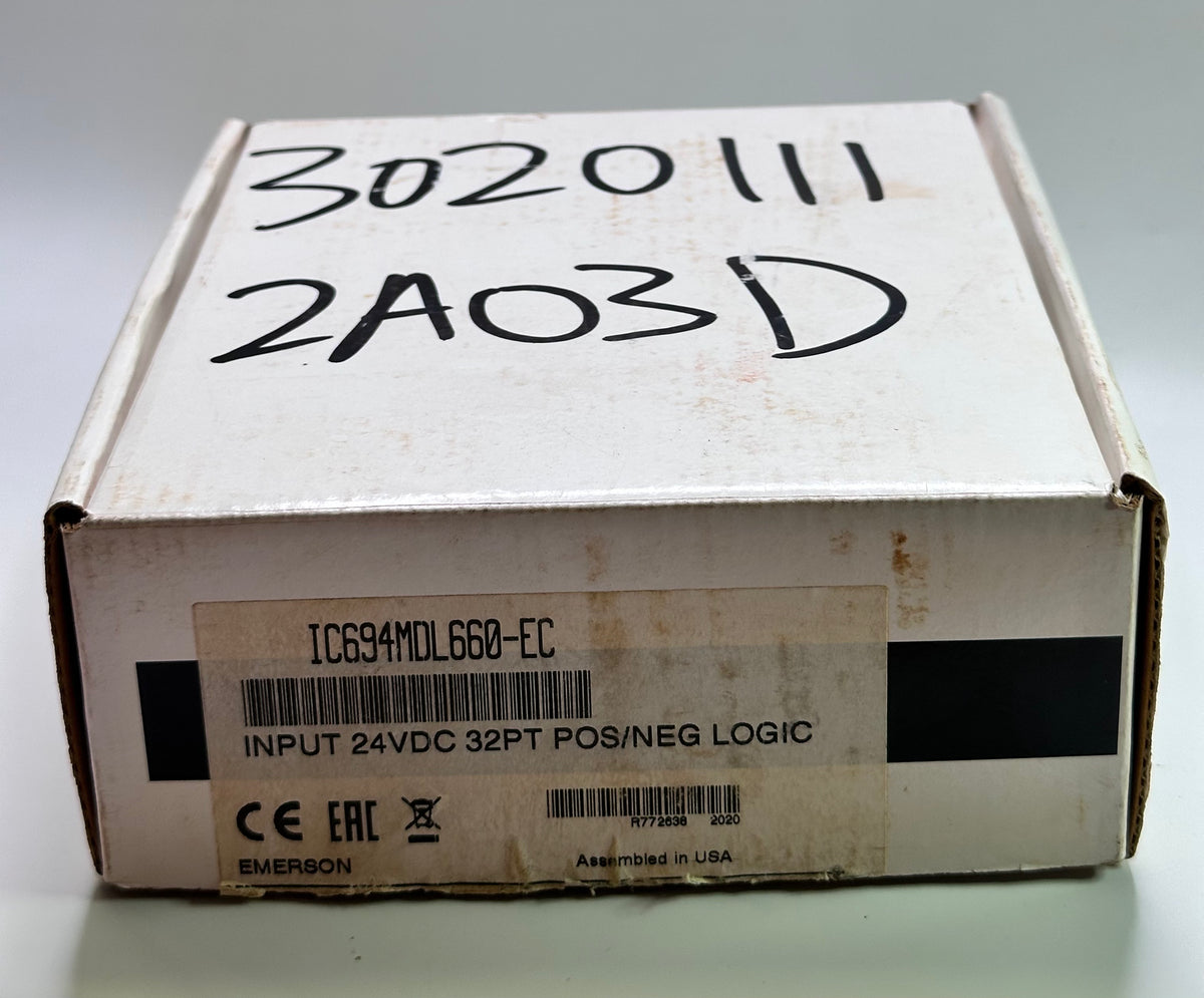Emerson IC694MDL660-EC Logic Input Module, 24VDC