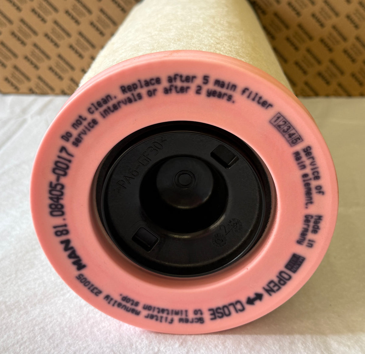MAN 81.08405.0017 Genuine Secondary Engine Air Filter Element