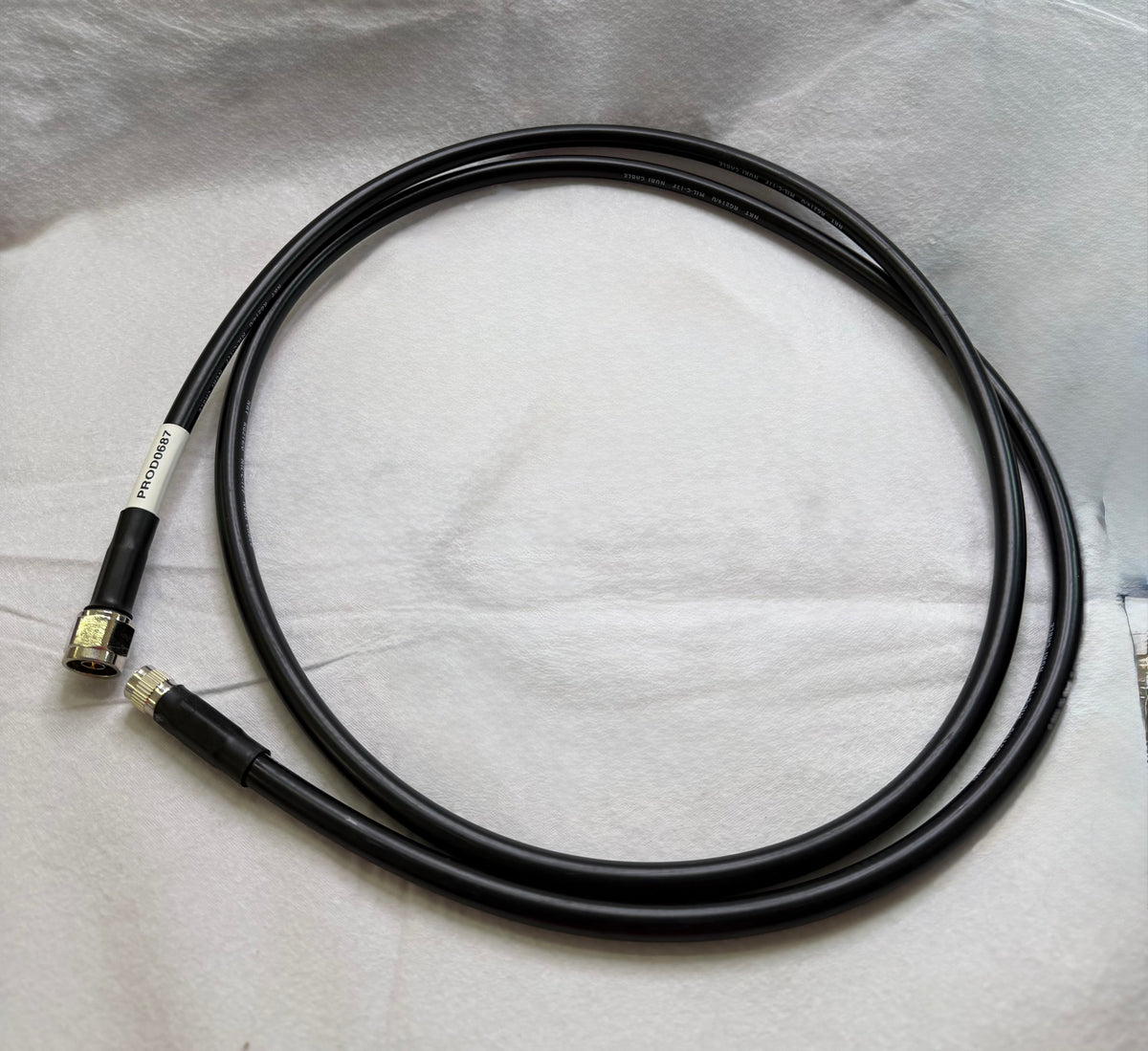 PROD0687-2000 RG214/U TNC Male to N Male Coaxial Cable
