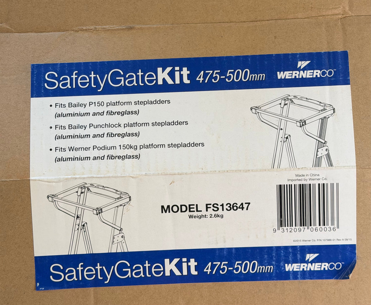 FS13647 475–500mm Safety Gate Kit for Bailey Platform Ladders