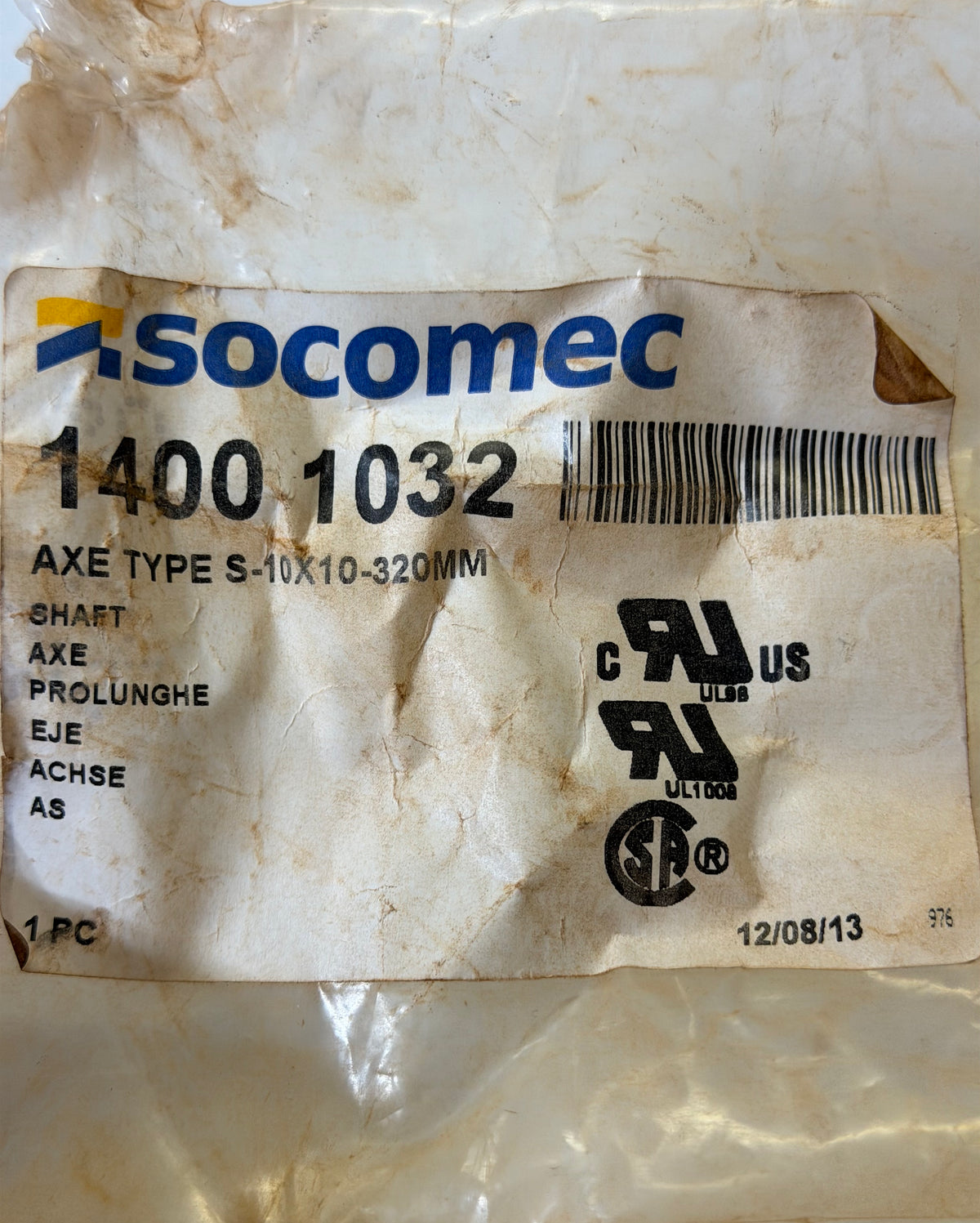 Socomec 14001032 Switch-Handle Shaft