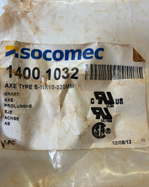 Socomec 14001032 INOXYX/SLB Axe Type Shaft for Load Break Switch Handles 125-630A