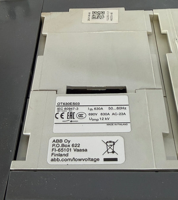 ABB OT630ES03 Switch Disconnector - 1SCA022860R2240