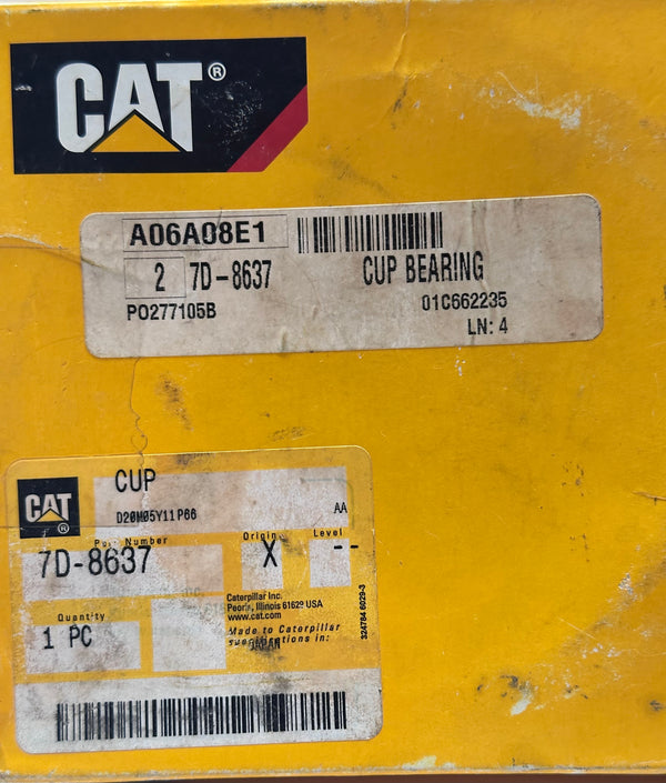 Caterpillar CAT 7D-8637 Cup Bearing