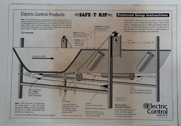 Safe-T-Rip STR-SSB-2-BK Heavy Duty Rip Detector (Switch Only)