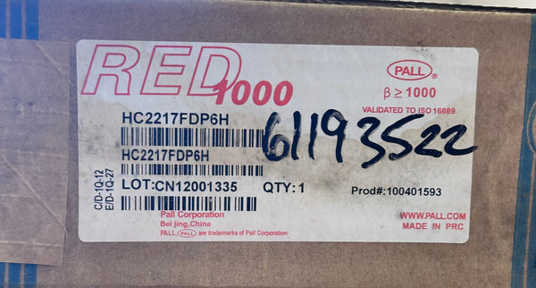 Pall HC2217FDP6H Genuine Hydraulic Filter Element