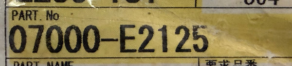 Komatsu 07000-E2125 O-Ring