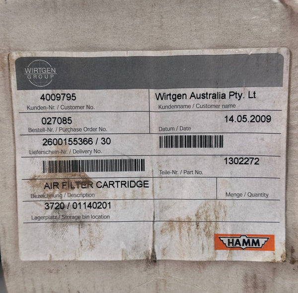 Hatz 01391801 Air Filter - 1302272