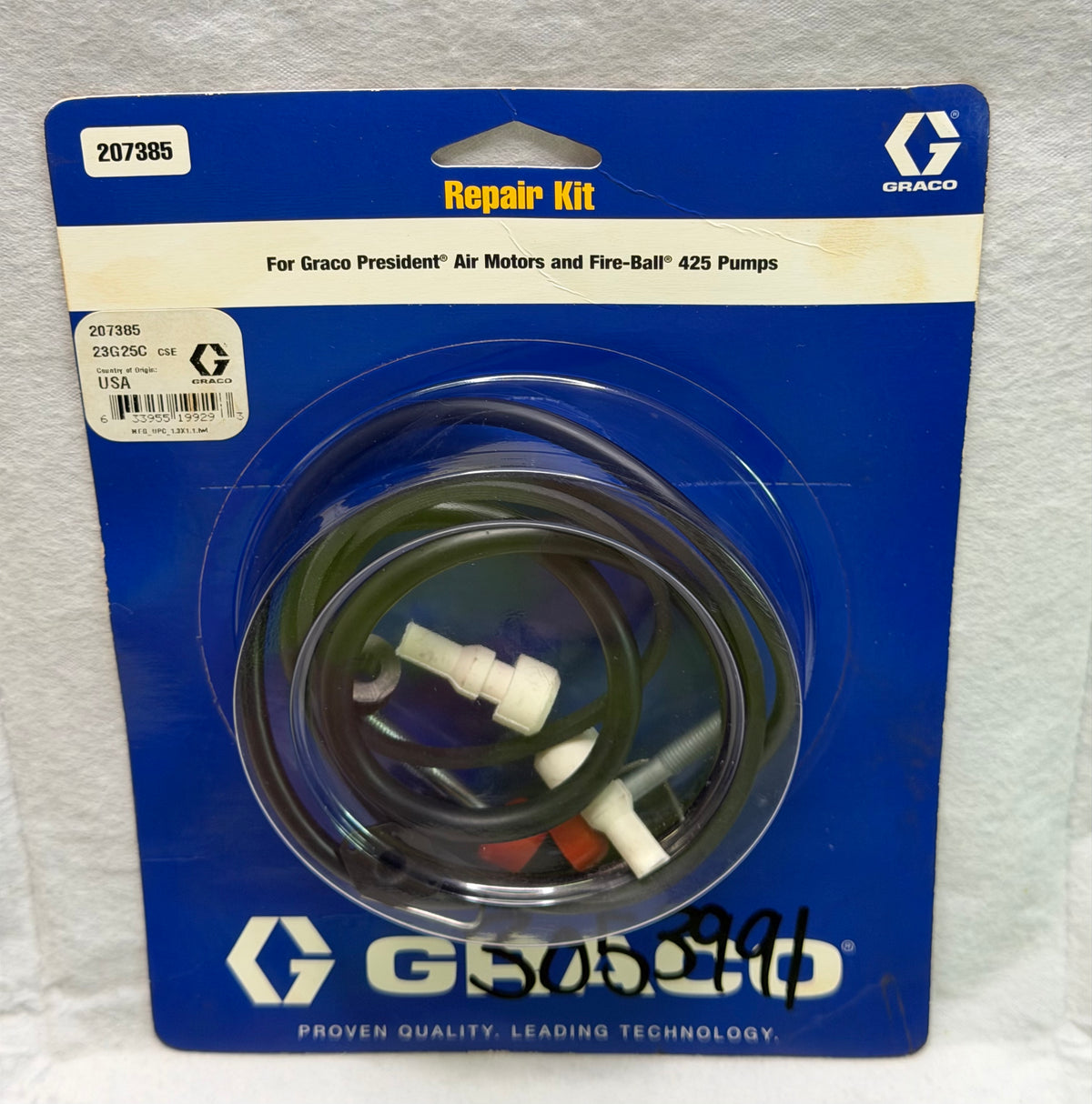 Graco 207385 Repair Kit — President Air Motors / Fire-Ball 425 Pumps