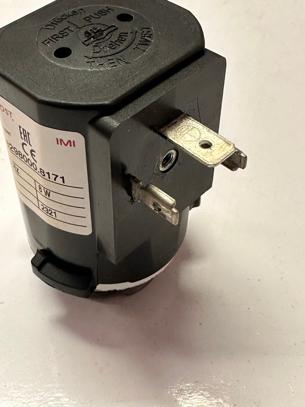 Buschjost 110V Solenoid Valve Coil 8298000.8171