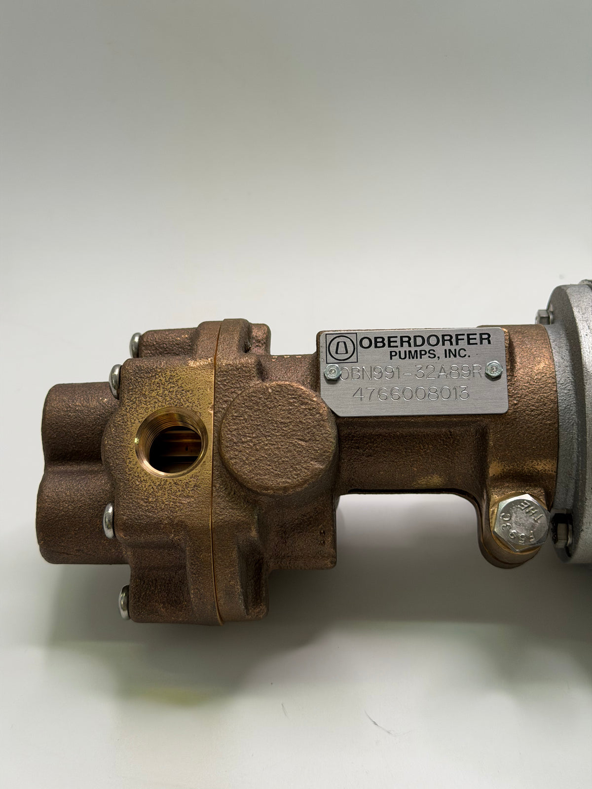OBN991-32A89R 24V Brass Gear Pump & Motor Unit, Idle Down