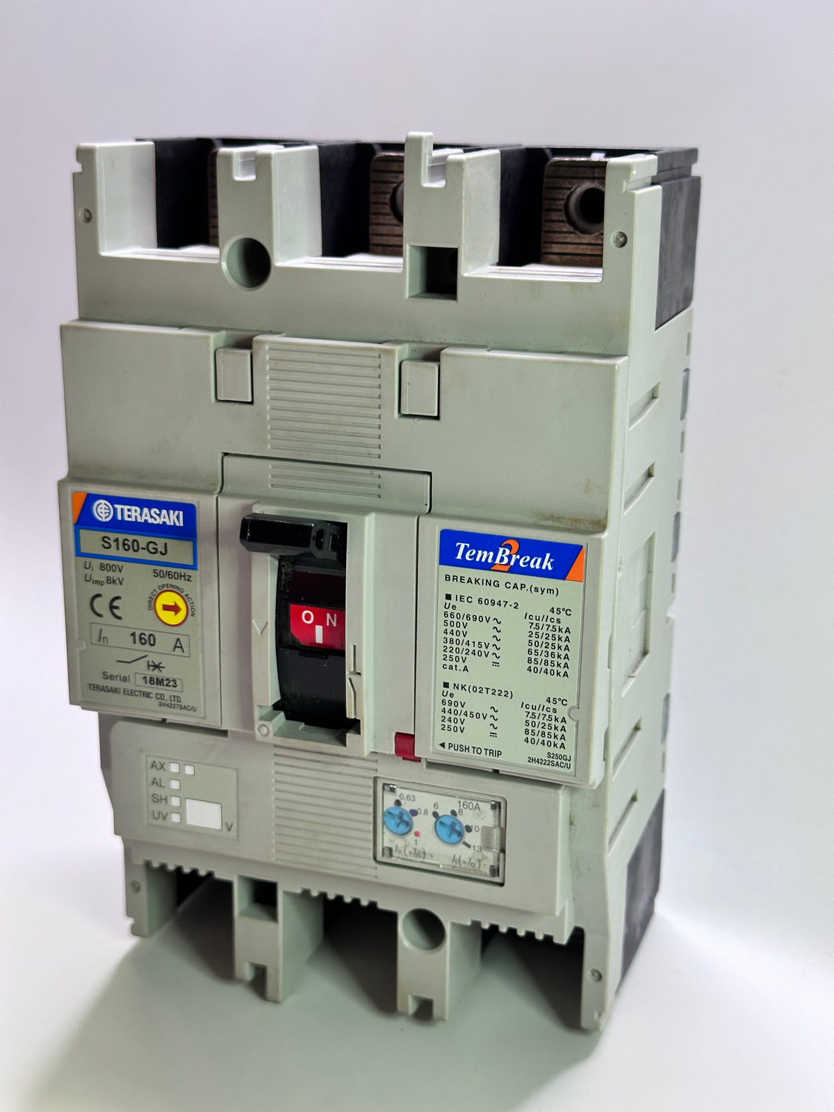 Terasaki TemBreak2 S160-GJ 3-Pole 160A FC Circuit Breaker