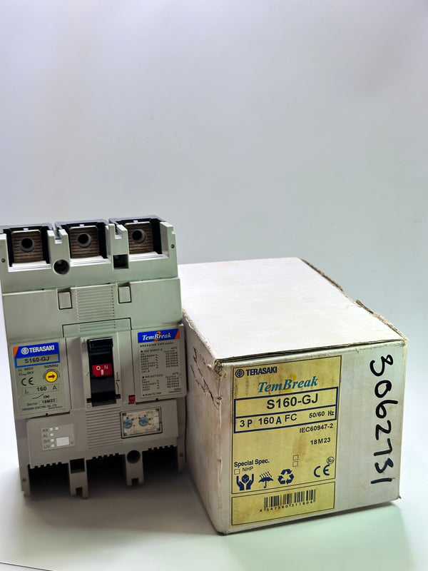 Terasaki TemBreak2 S160-GJ 3 POLE 160A FC Circuit Breaker