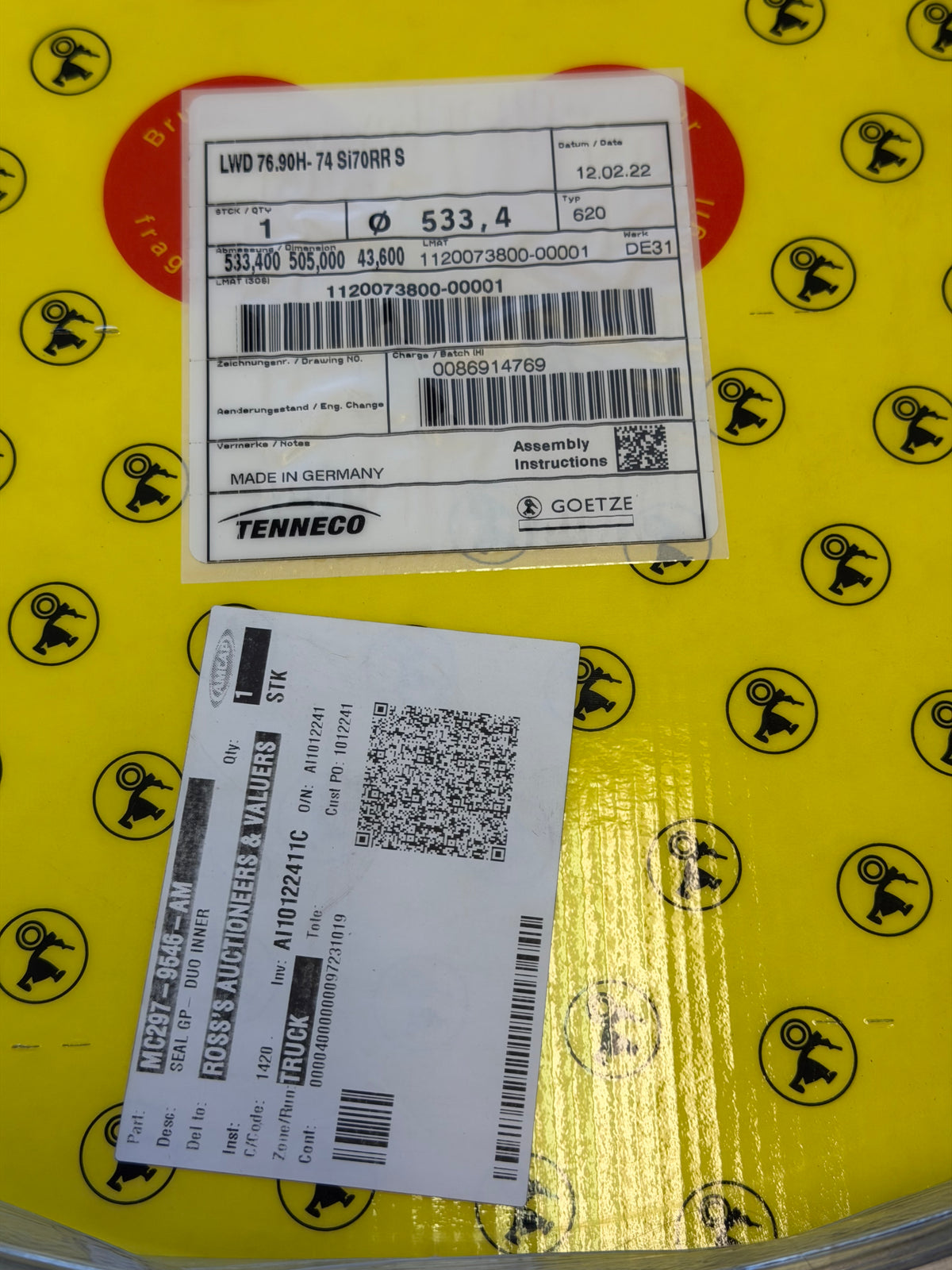 LWD 76.90H-74Si70RRS Mechanical Face / Duo Cone Seal