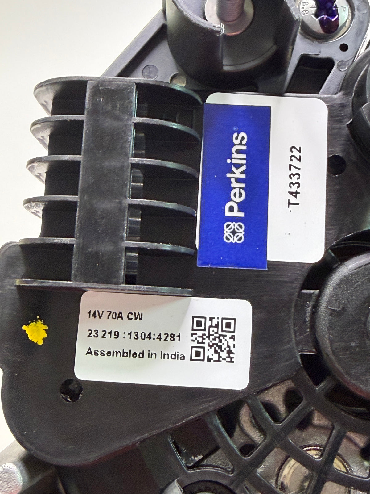 Perkins T433722 Alternator