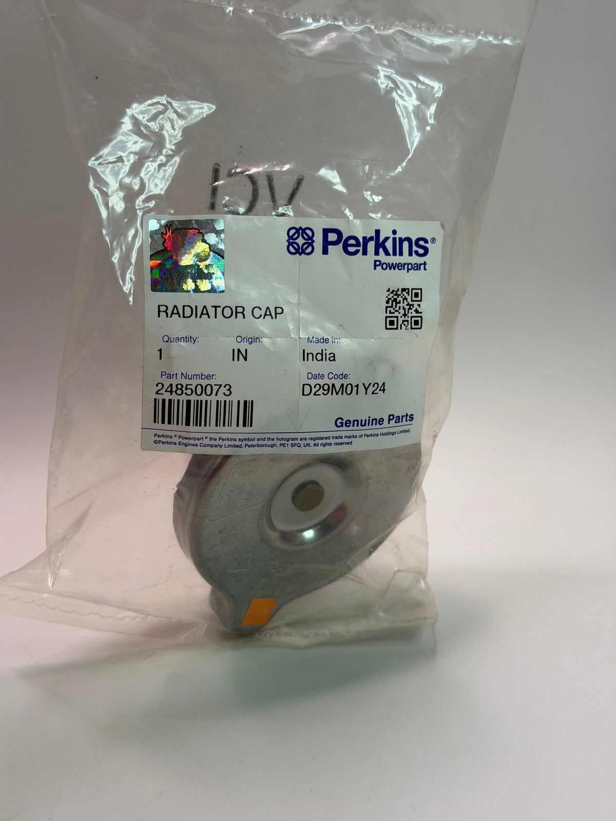 Perkins 24850073 Genuine Radiator Cap