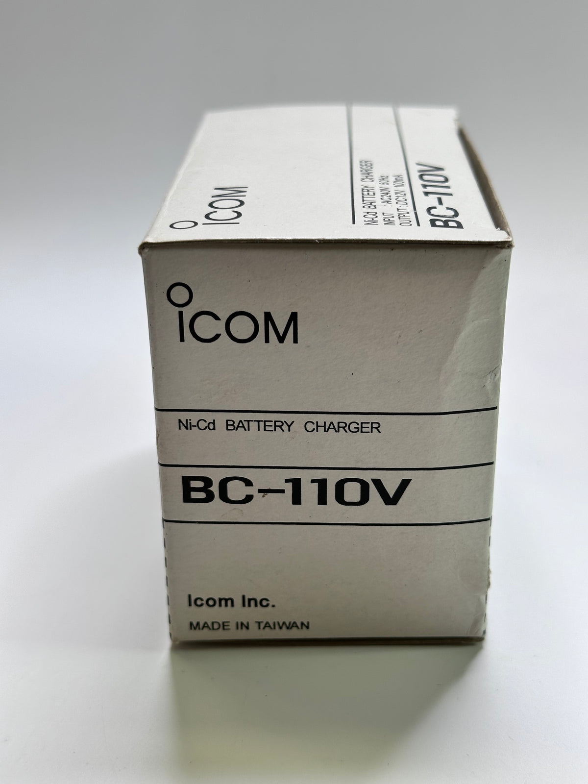 Icom BC-110V Ni-Cd Wall Charger — 240VAC Input, 12VDC 100mA Output