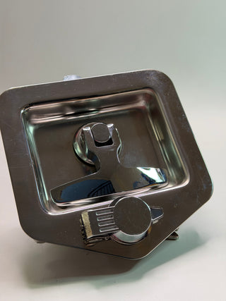 DT120A-RF Drop T Lock, Bent Tongue Rear Fixing, Locking (with keys)