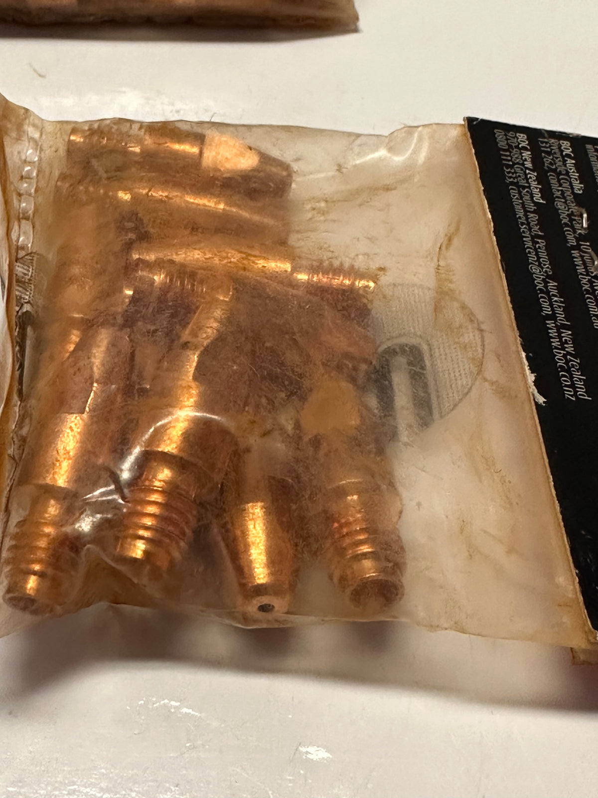BOC BP140.0442 M8 1.2 mm MIG Contact Tips — Pack of 10