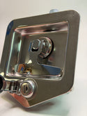 DT120A-RF Drop T Lock, Bent Tongue Rear Fixing, Locking (with keys)