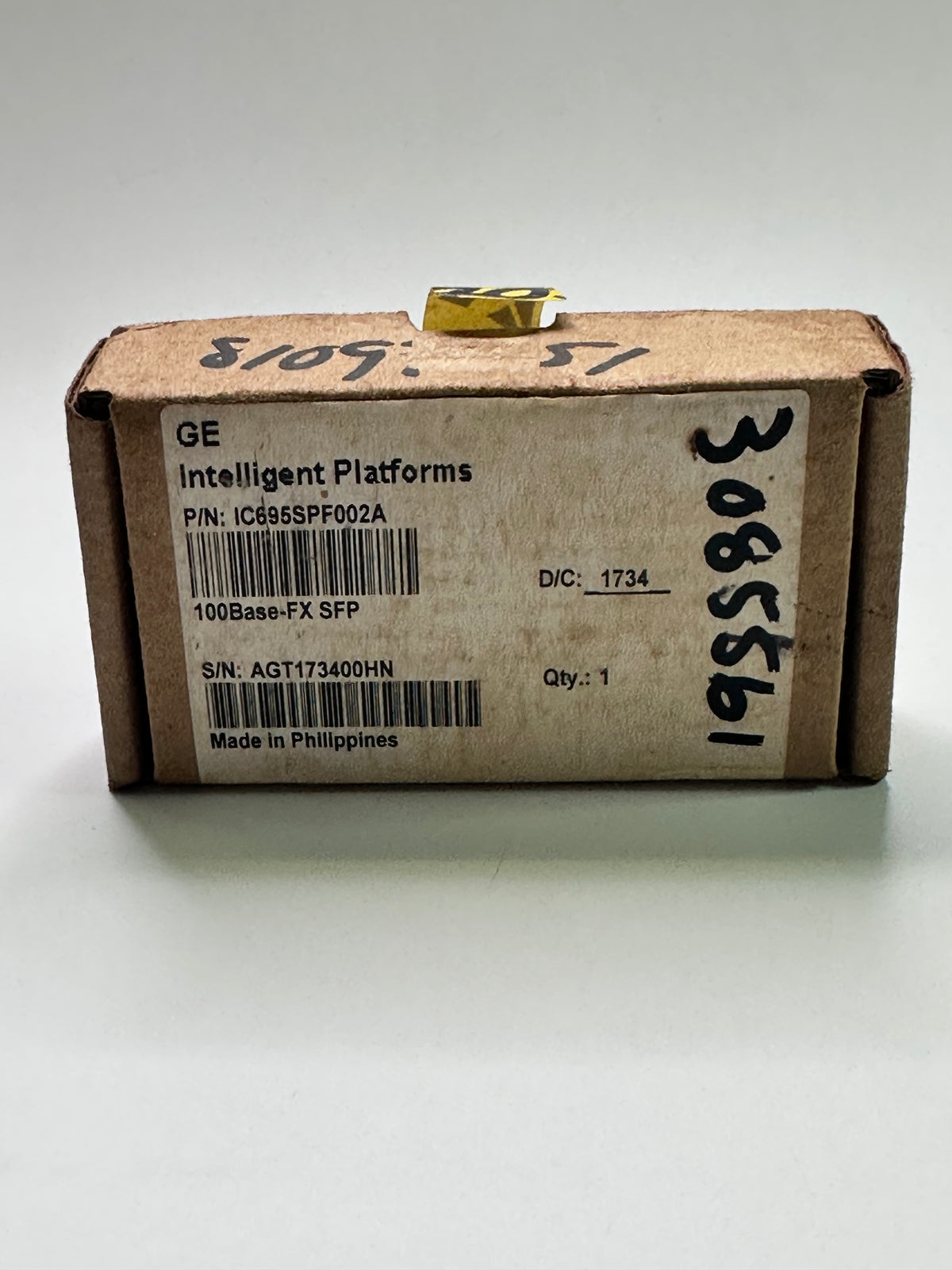 GE IC695SPF002 RX3i SFP Transceiver Module (IC695SPF002A, IC695SPF002B)