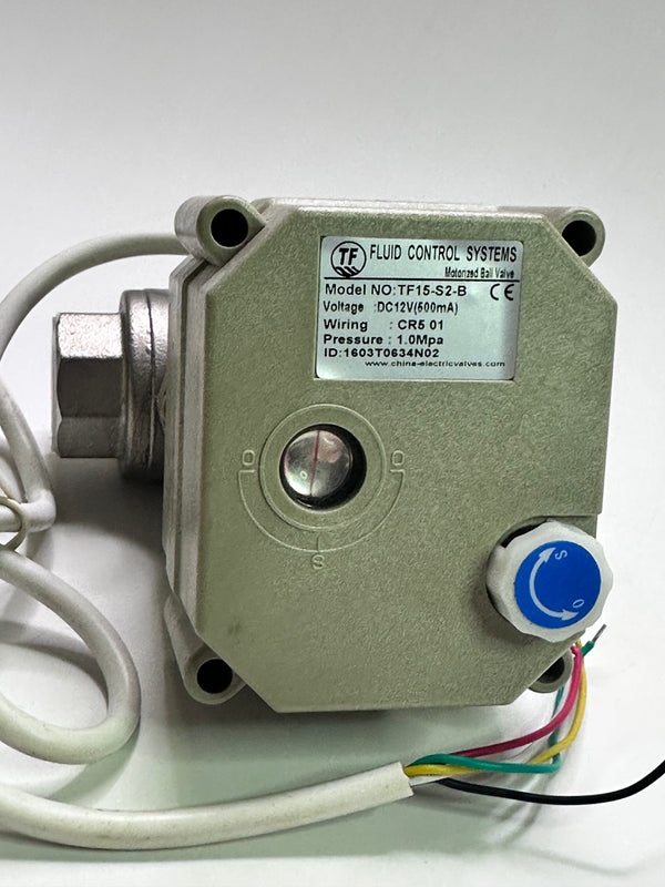 A20-T15-S2-B 2 Way, 1/2" BSP Motorized Ball Valve for Cooling System