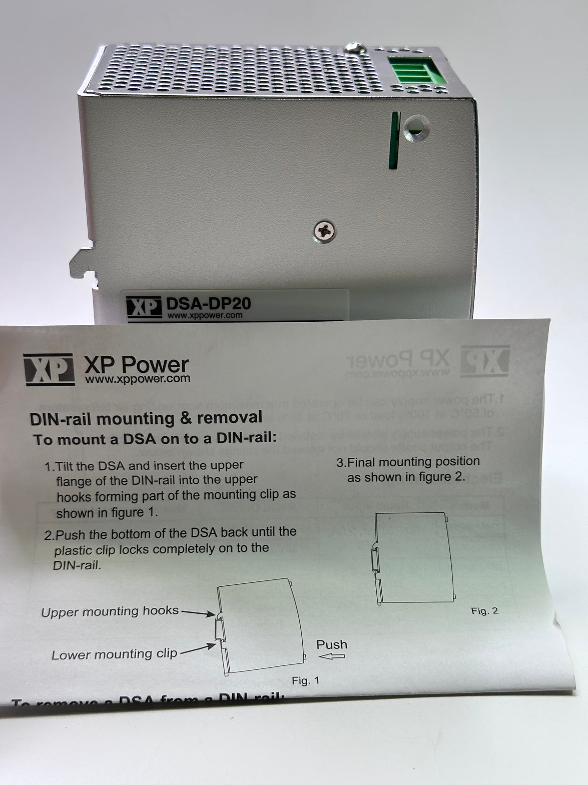 XP Power DSA-DP20 Redundancy Module, 24V 20A