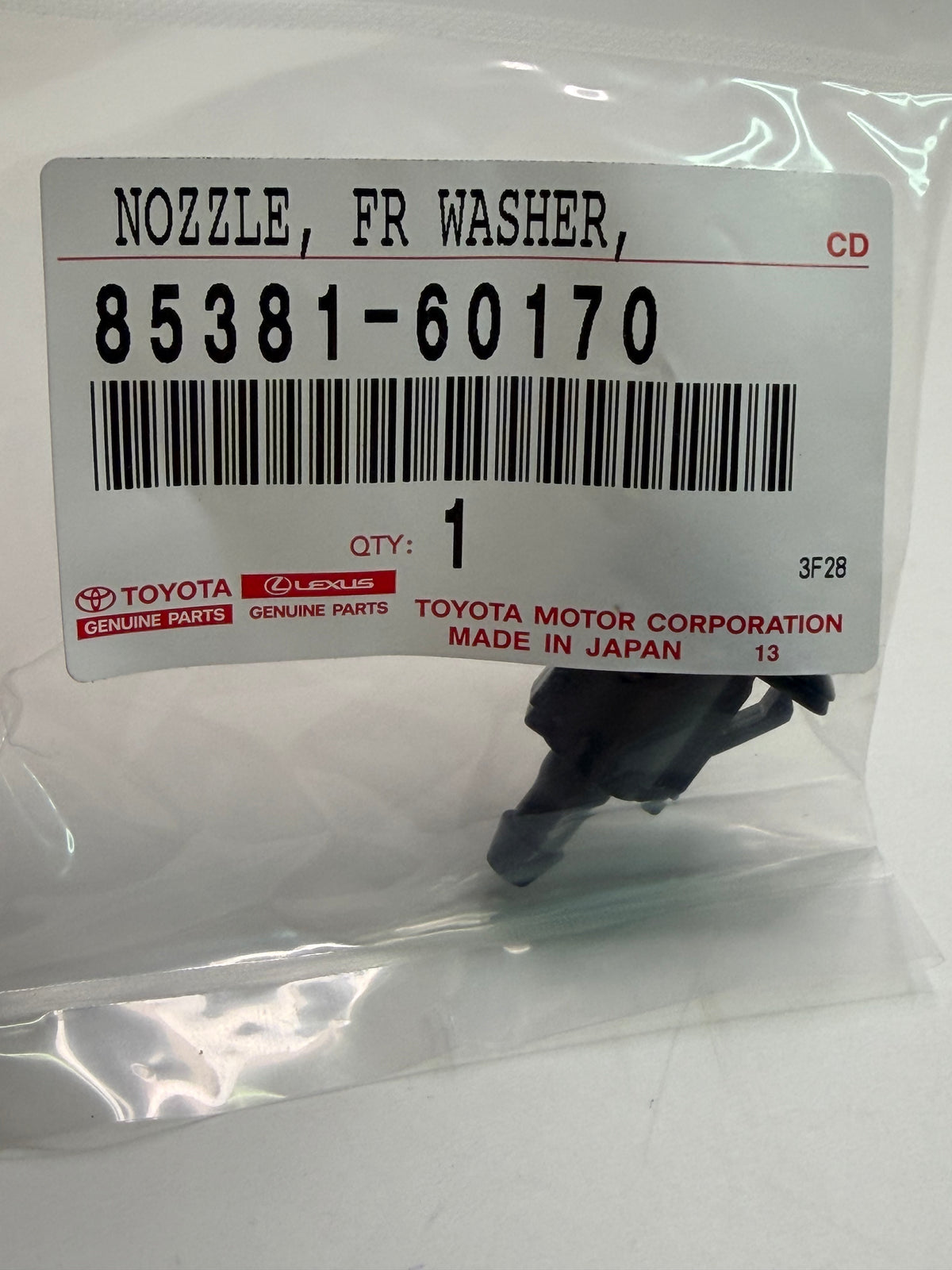 Toyota 85381-60170 Nozzle, Front Washer