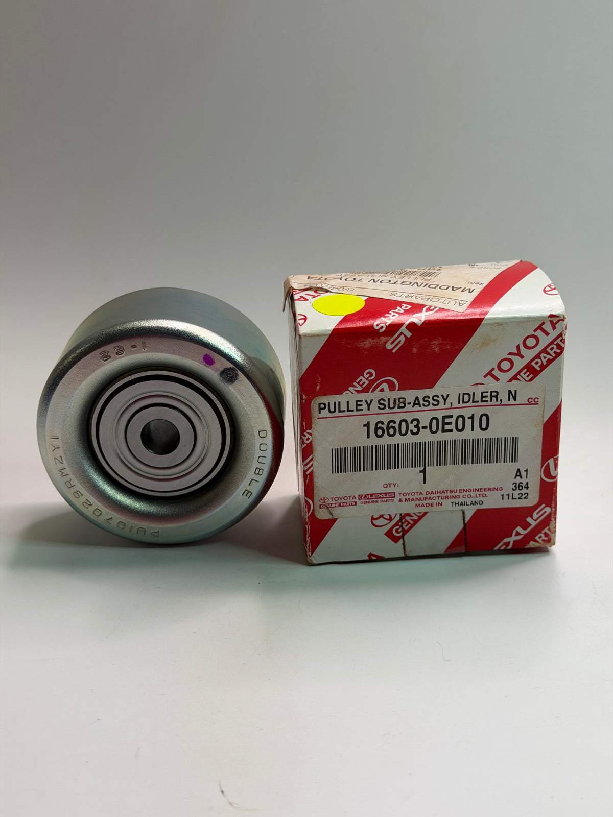 Toyota 16603-0E010 Drive Belt Idler Pulley Sub-Assembly